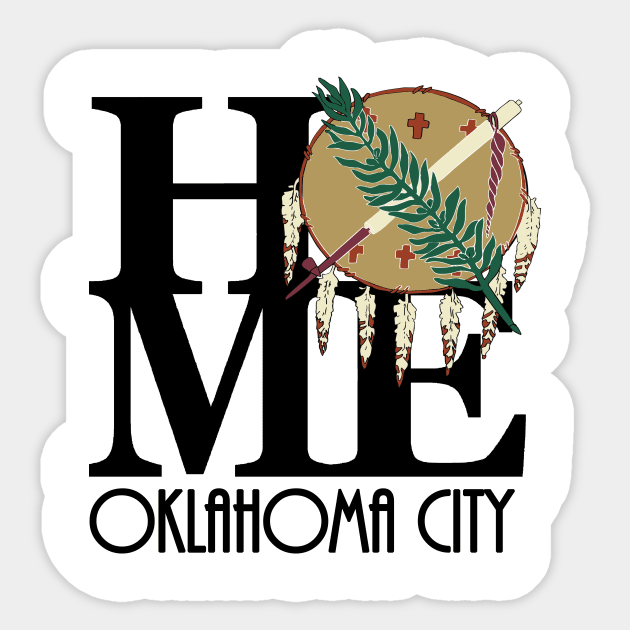 HOME Oklahoma city Sticker by Oklahoma